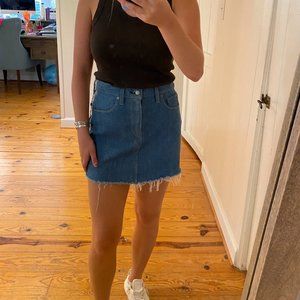 26 Two-Toned Hudson Jeans Denim Skirt NWT